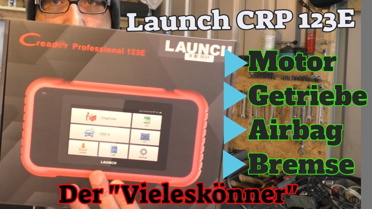 Der Vieleskönner - Launch CRP123E - Diagnose für Motor / Getriebe / Bremse / Airbag