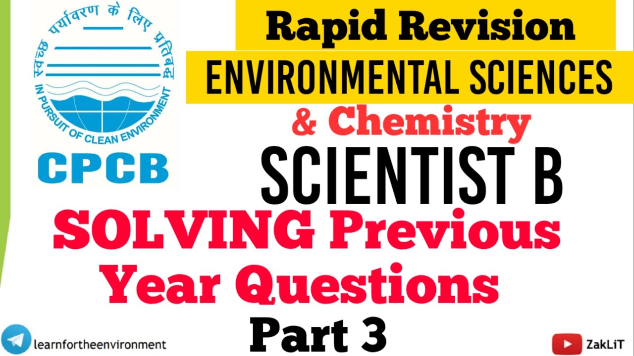 🔴CPCB PYQ Rapid Revision Part 3