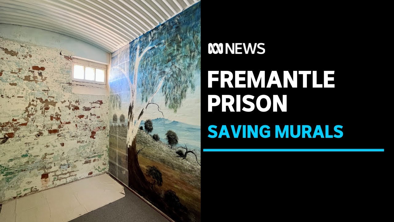 The race to stop prisoner paintings rotting on the walls of historic Fremantle prison | ABC News