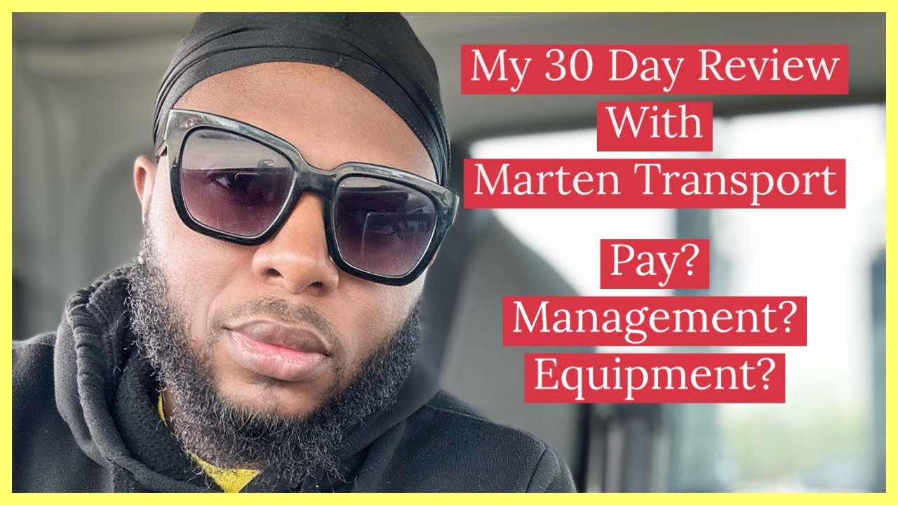 Мой 30-дневный обзор с Marten Transport #грузоперевозки #жизньгрузовика #cdl