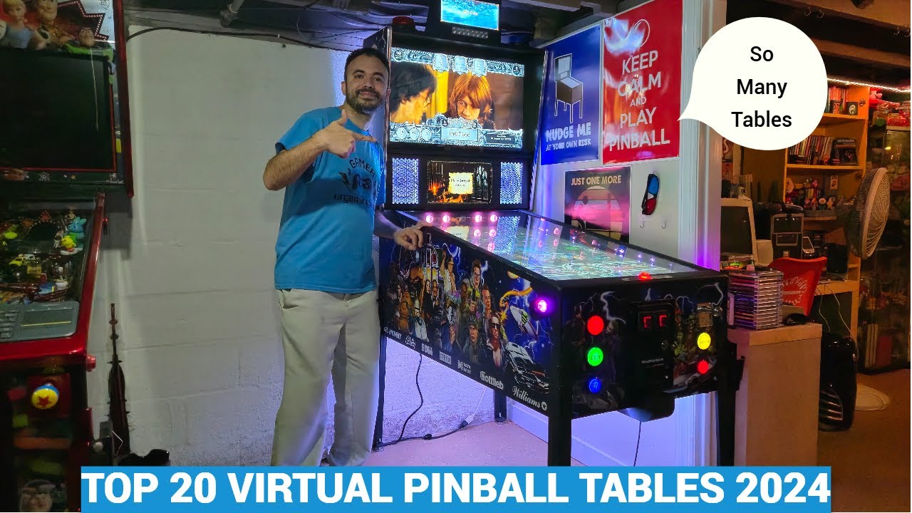 My Top 20 VPX Virtual Pinball Tables On My Rec Room World Ultra 4K VP 8.0 Machine | 2024 Edition