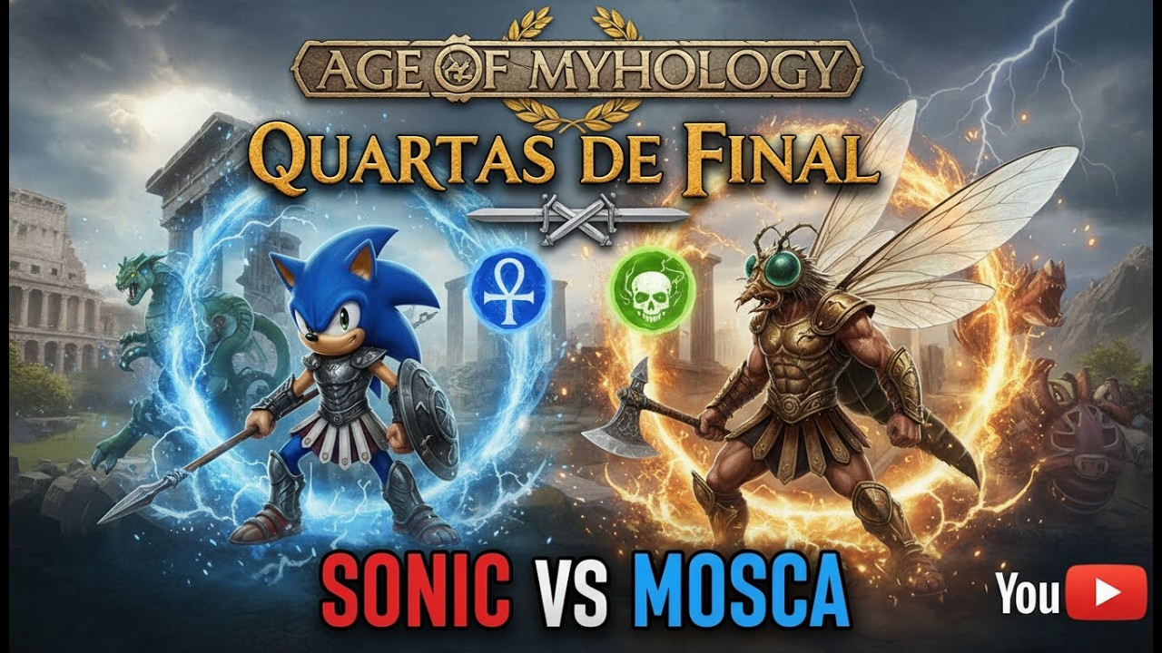 🔴Live | Torneio de Verão | Sonic 🆚Mosca | Age of Mythology Retold!
