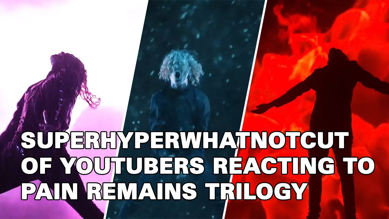 Superhyperwhatnotcut of Youtubers reacting to Lorna Shore's 