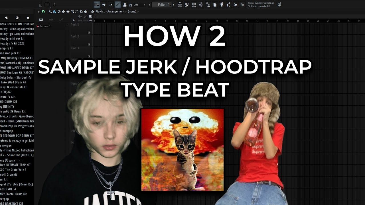 how to make a sample nettspend, xaviersobased, subiibabii, len333 jerk type beat @prodmelo