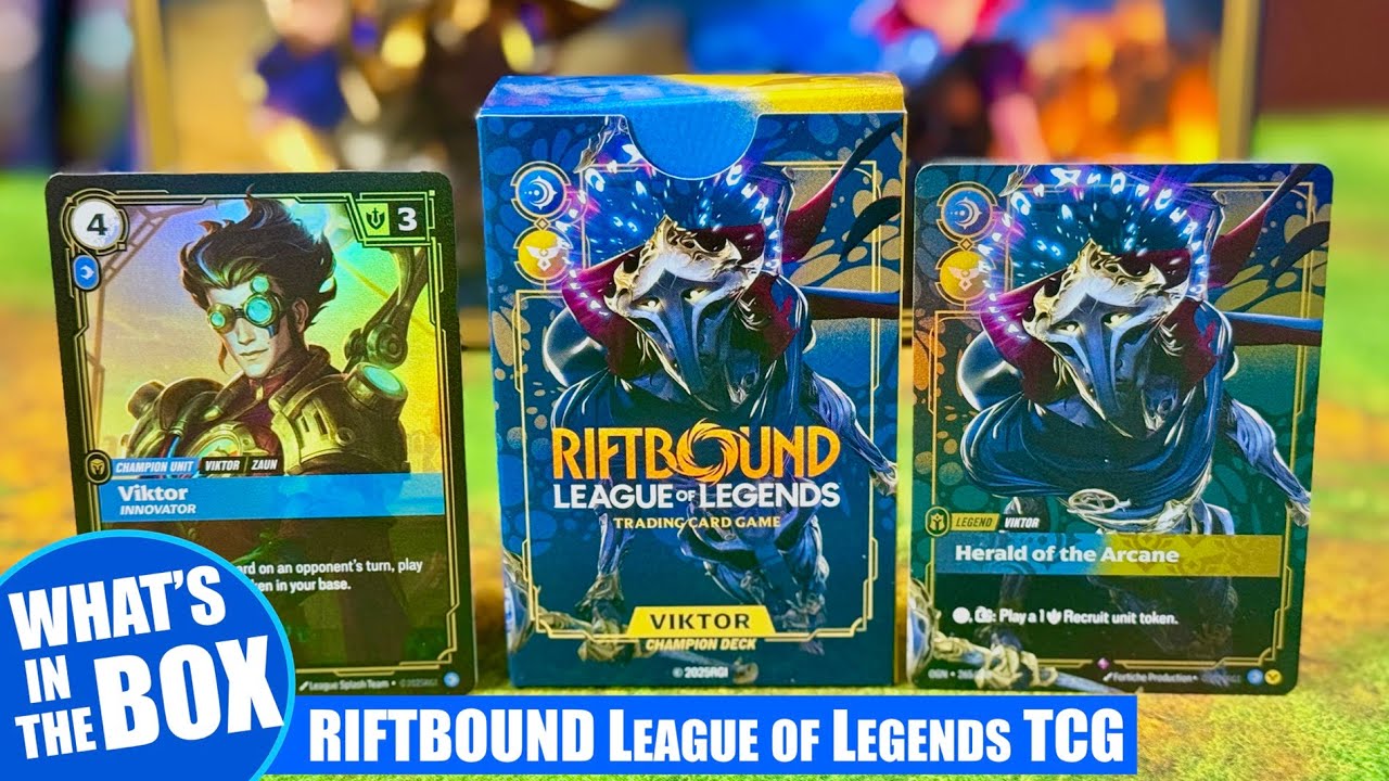 Коллекционная карточная игра RIFTBOUND League of Legends | Распаковка колоды VIKTOR CHAMPIONS | R...