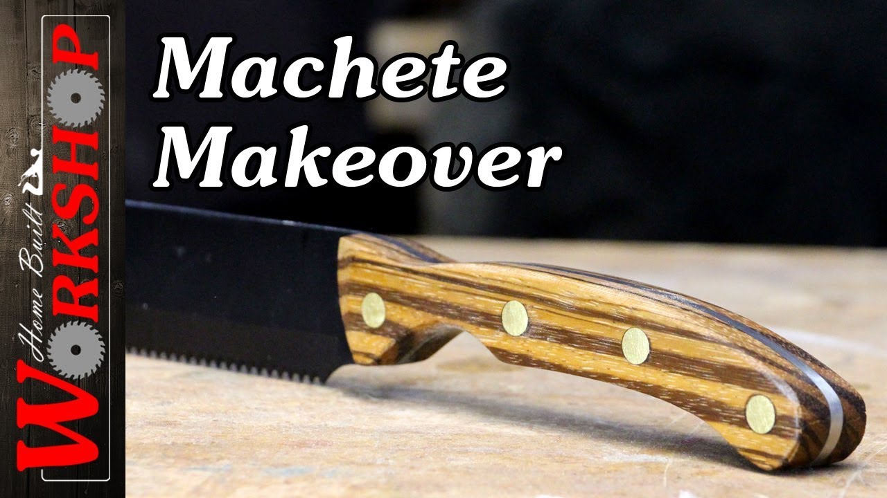 Clearance Rack Machete Makeover (replacing knife handles)