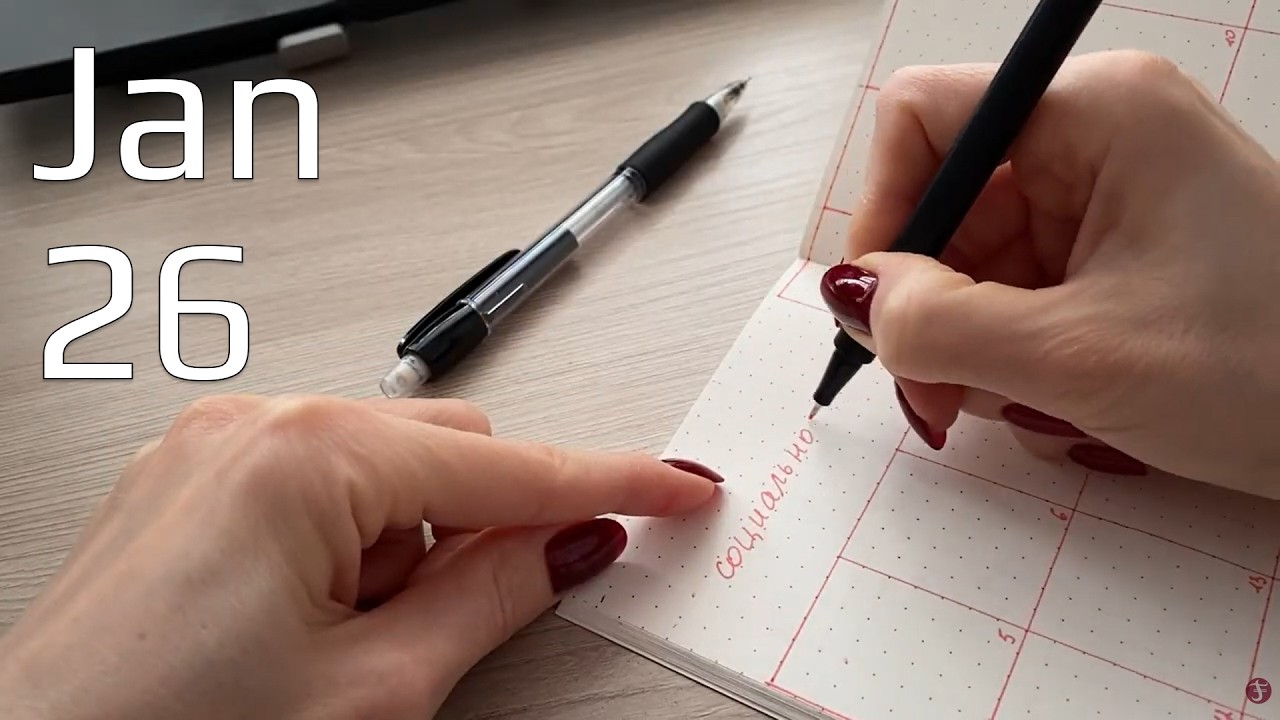Plan with me January 2026 | Оформление января 2026 в ежедневнике #travellersnotebook