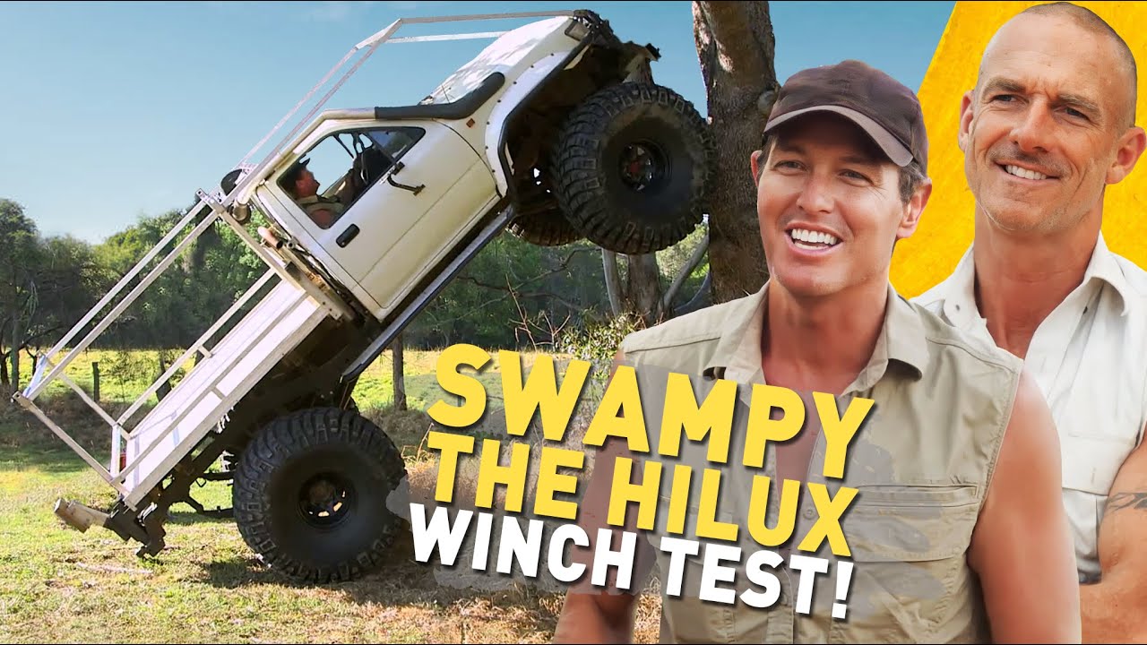 🔥 ПОДНЯЛ ДЕРЕВО!? Hilux Swampy с 46-дюймовыми шинами отправляется в путь! 😯