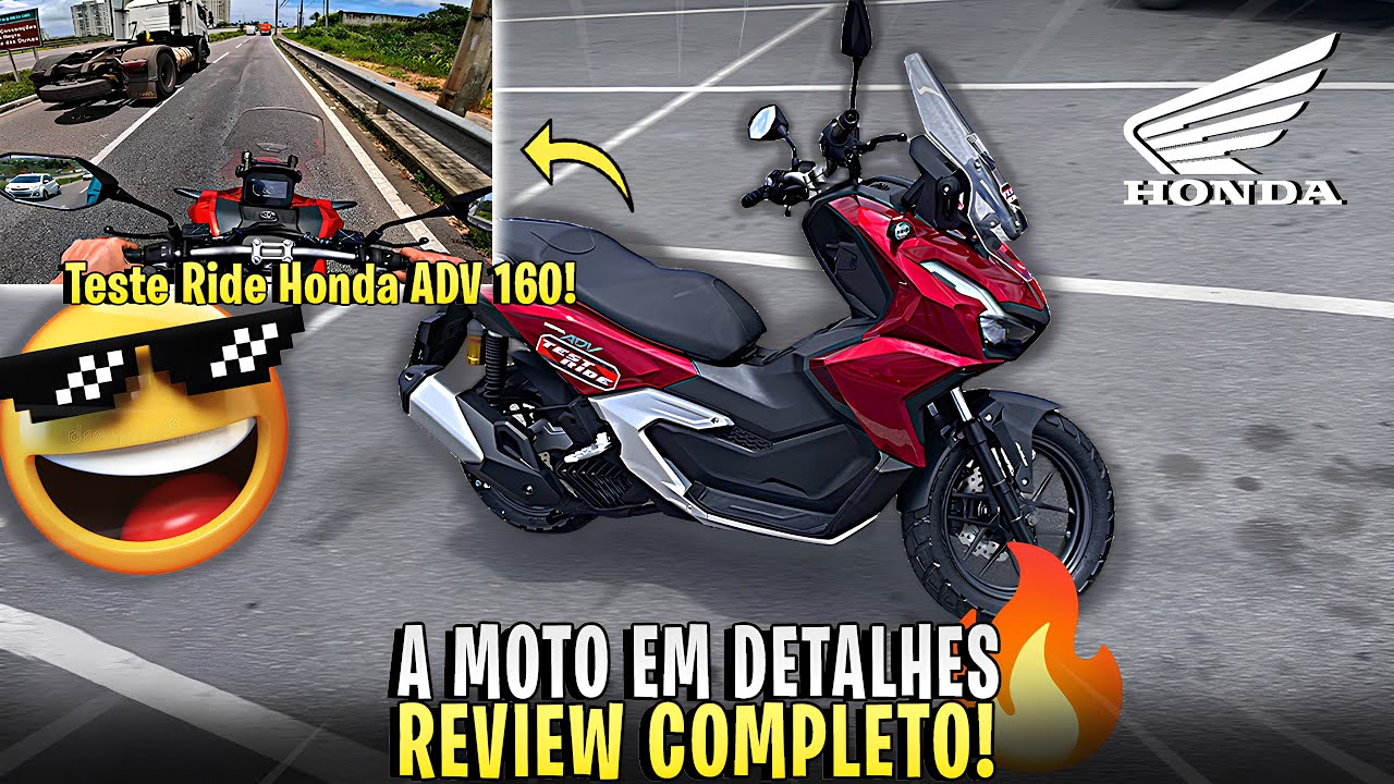 🔥TESTANDO A NOVA HONDA ADV 160 2025! ESSA É A MELHOR SCOOTER DE TODAS?