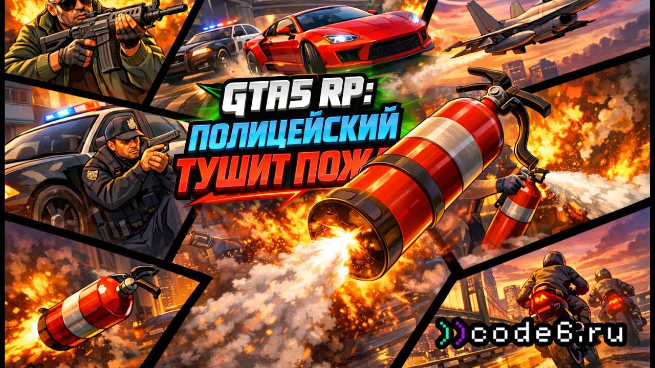 Подростков АРЕСТОВАЛИ за пикник? | code6 GTA 5 Roleplay