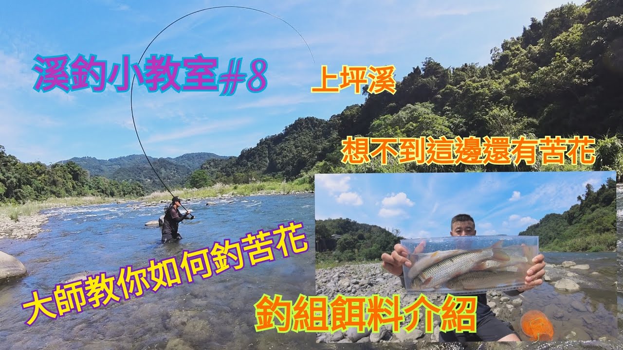 |溪釣小教室#8|大師教你如何釣苦花釣組餌料介紹