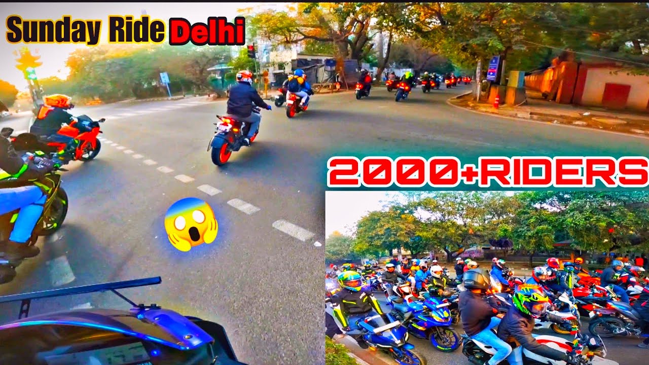 BIGGEST RIDERS GROUP 😍| 2000+ Riders 😱 | DELHI NCR Rider's special RIDE