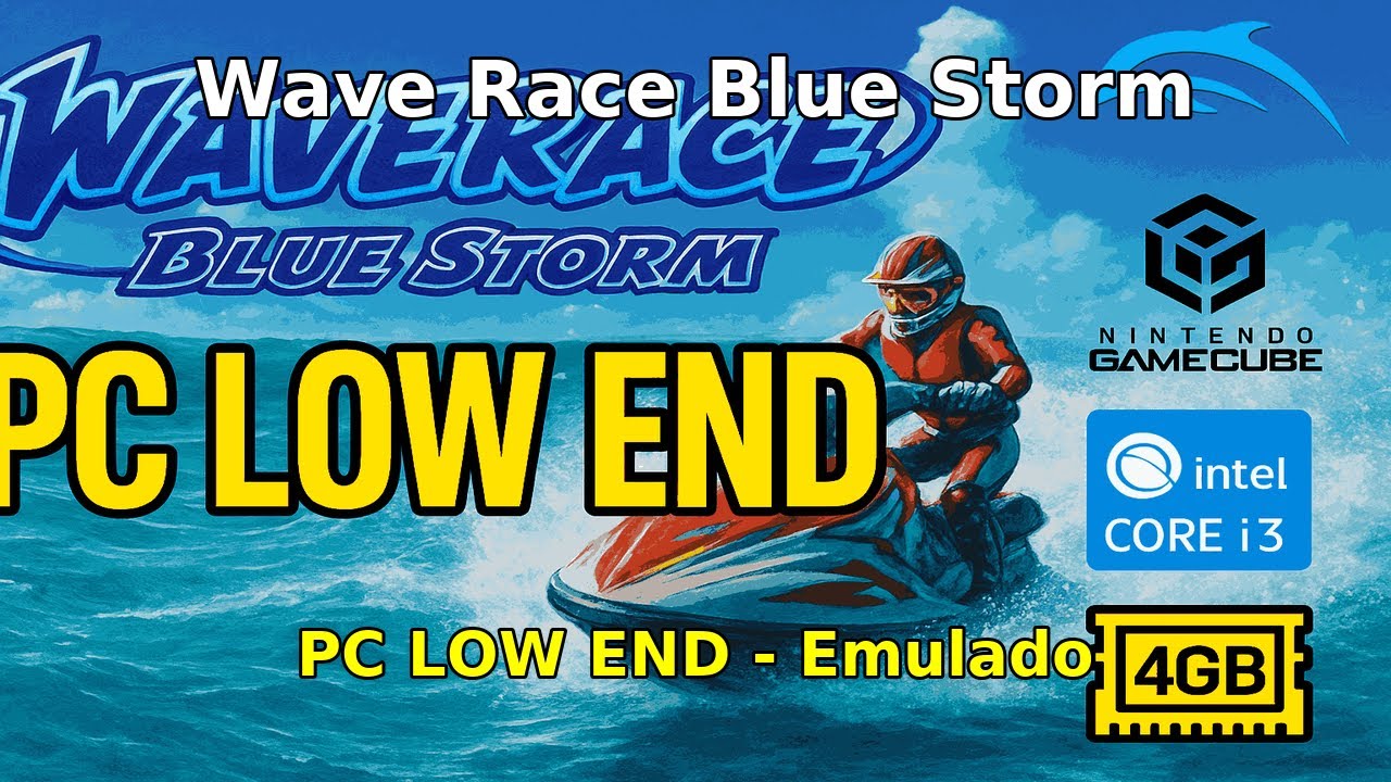 ✅ Wave Race Blue Storm en PC Low End | Intel HD Graphics + 4GB RAM + Core i3 (Emulación Dolphin)
