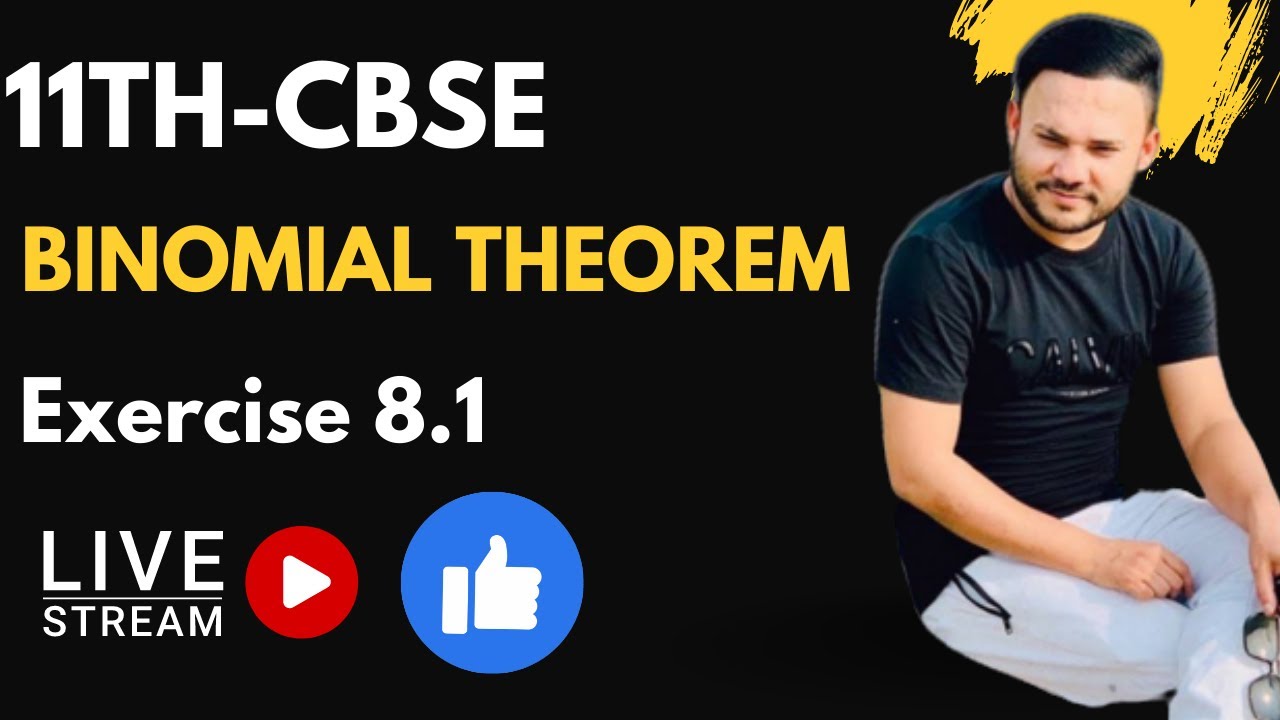 Ex 8.1 Q1 To Q14 | Binomial Theorem | lec 1 | NCERT | Class 11 | Chapter 8 || Shivang Gupta