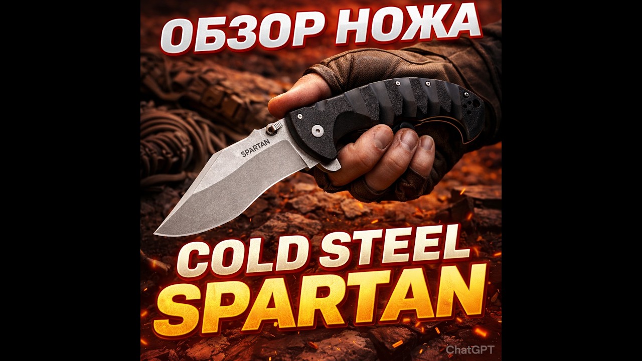 Обзор моего EDC ножа. cold steel Spartan.