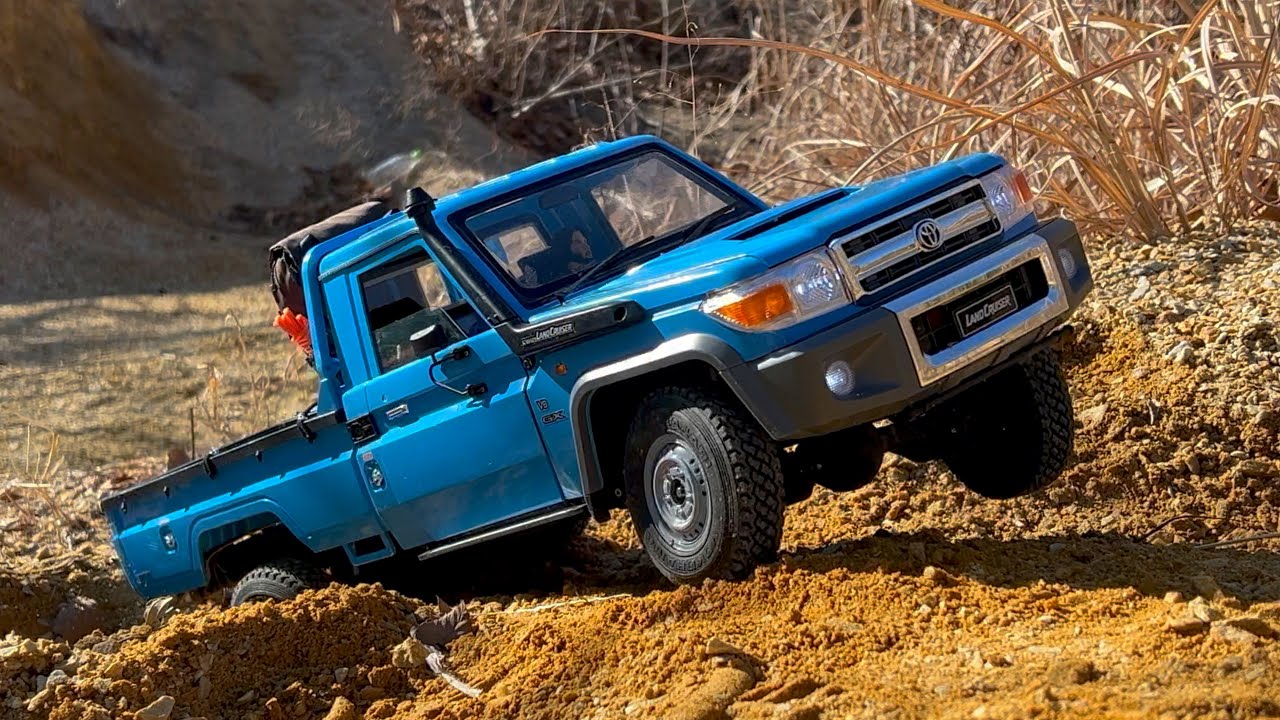 1/10 Scale RC car : Killerbody TOYOTA LC70(Mercury Scale Chassis) Off-road Driving.