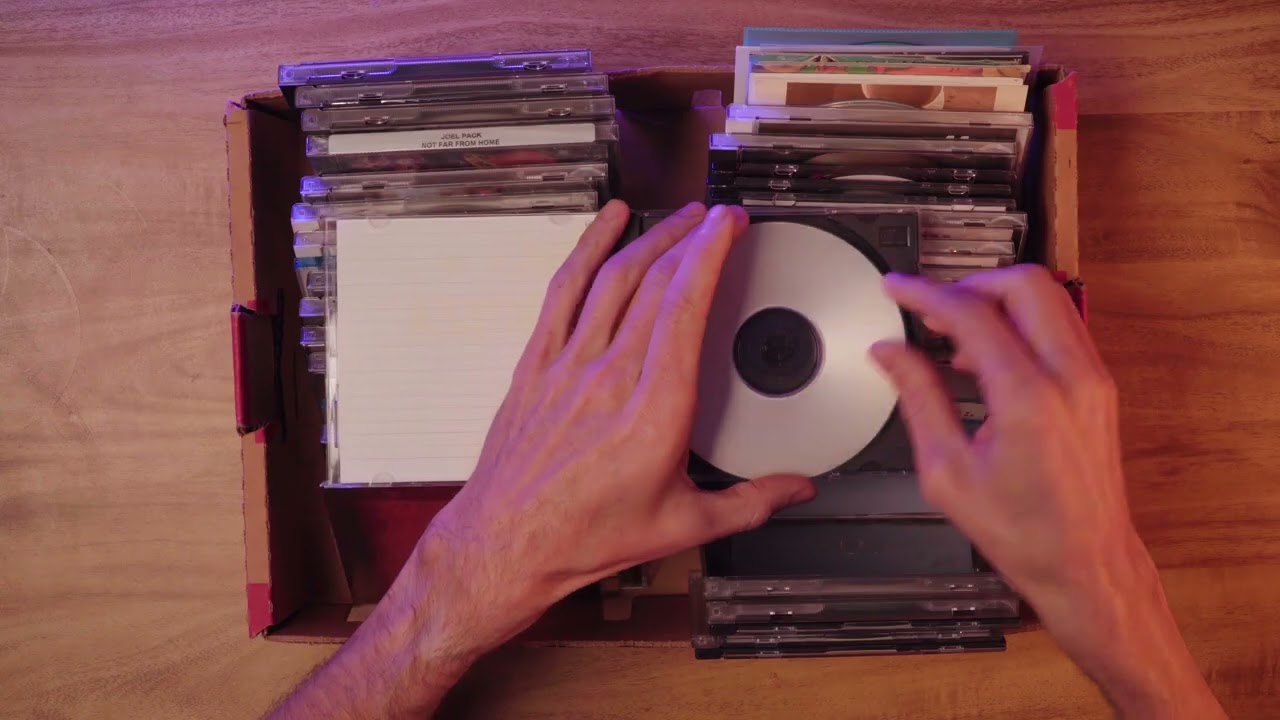 ASMR Old School ASMR 💿 Sorting my 2000s Music Collection (Classic Style)