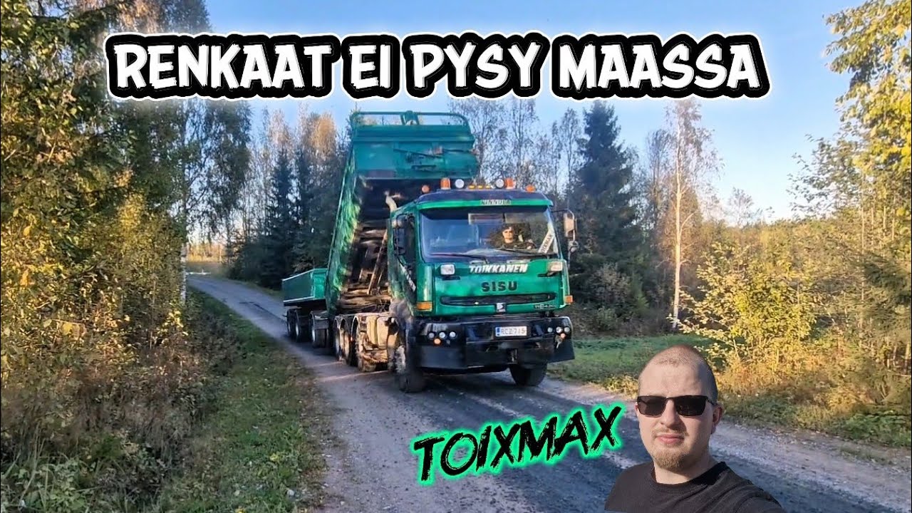 KÄRRY NOUSEE PYSTYYN, MURSKEEN AJO JATKUU SILTI.