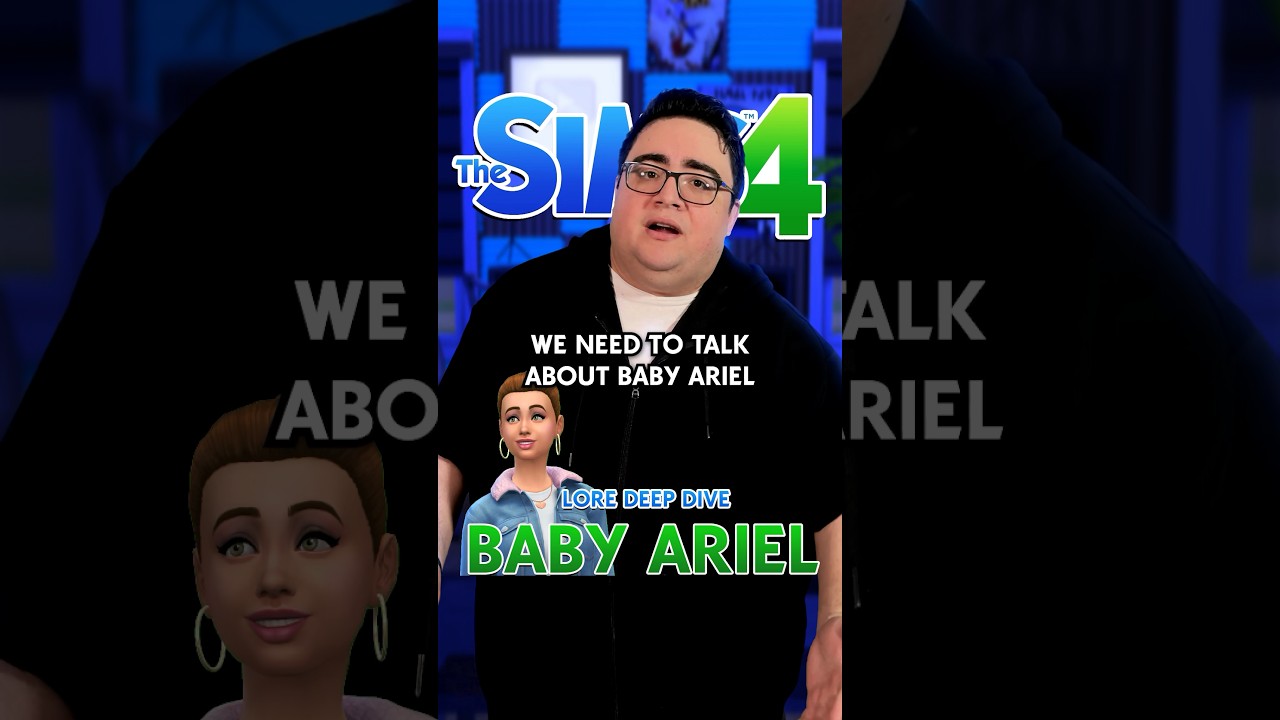What&rsquo;s up with Baby Ariel in #thesims4 ?! #thesims #shorts #sims4