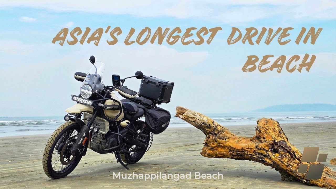 Muzhappilangad Drive-In Beach Kerala: 4KM Scenic Motorcycle Adventure | Himalayan 450 | EP 1