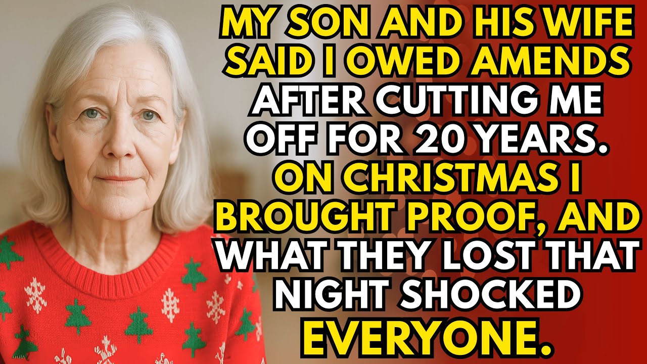 On Christmas My Son and His Wife Said I Owed Amends, I Brought Proof, and They Lost the Home I Gave