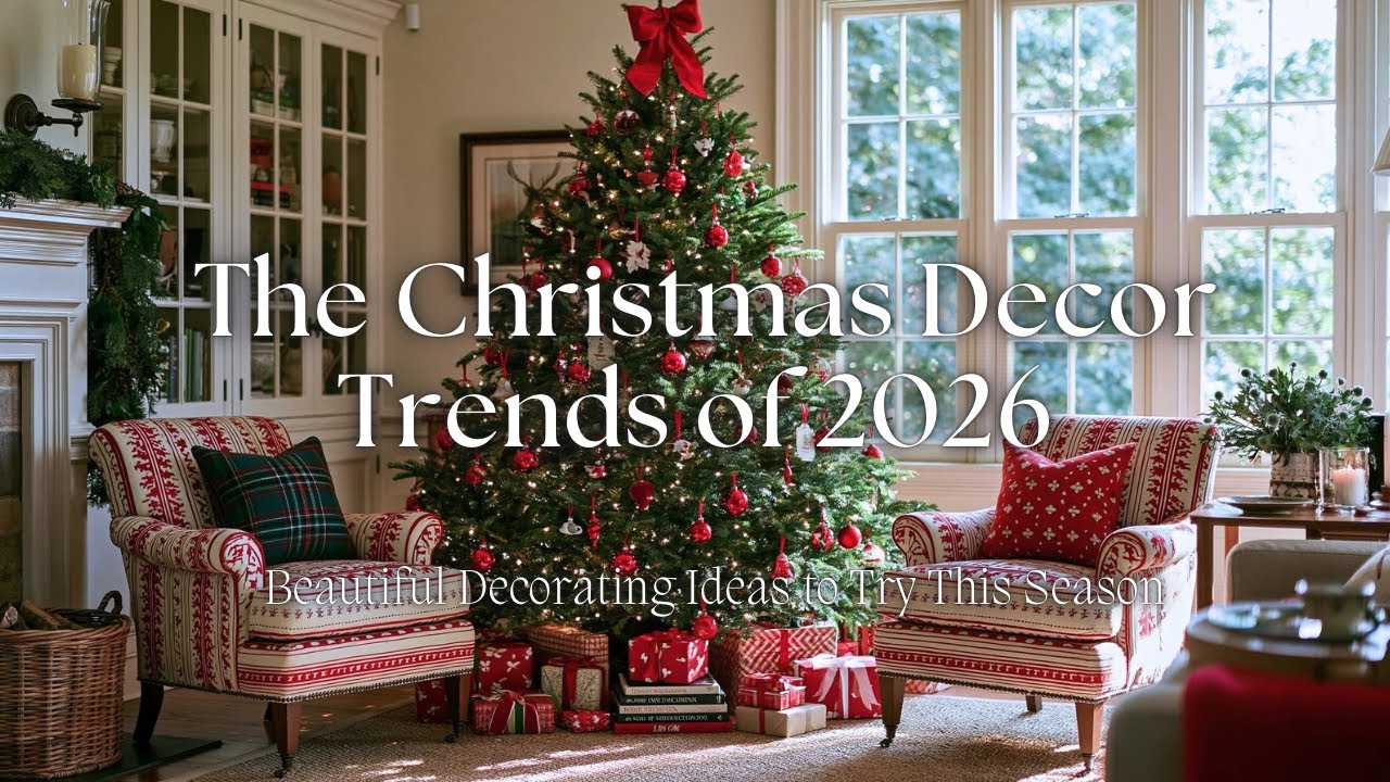 🎄 Возможно, именно эти рождественские тренды станут любимыми в 2026 году? Прекрасные идеи для вдо...