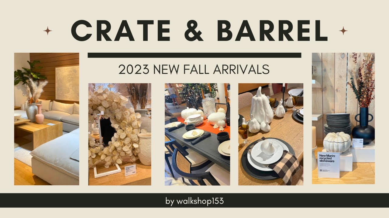 Crate & Barrel ❤️ You will be sure to LOVE