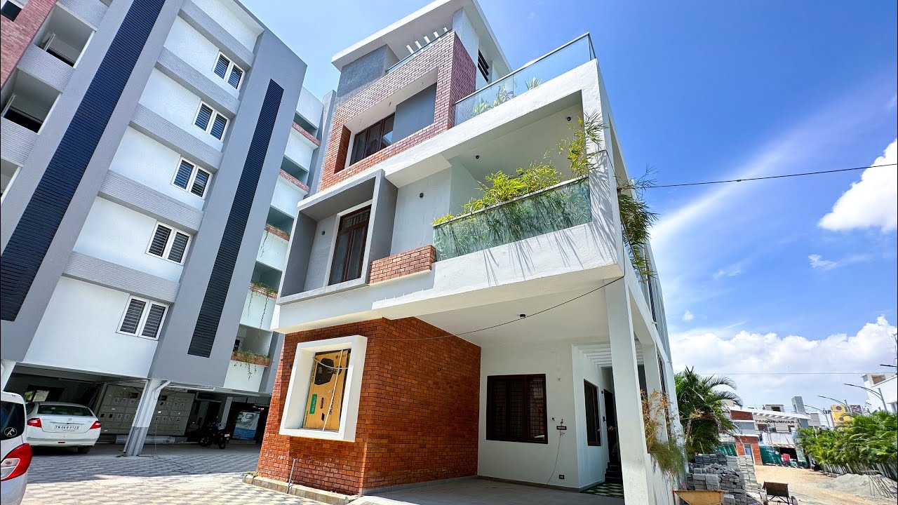 4BHK Luxury Villa For Sales In Coimbatore With Vacuum Elevator | Home Theatre | Park