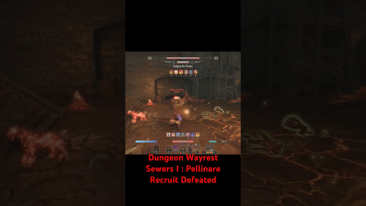 Dungeon Wayrest Sewers I: Uulgarg the Hungry Defeated 