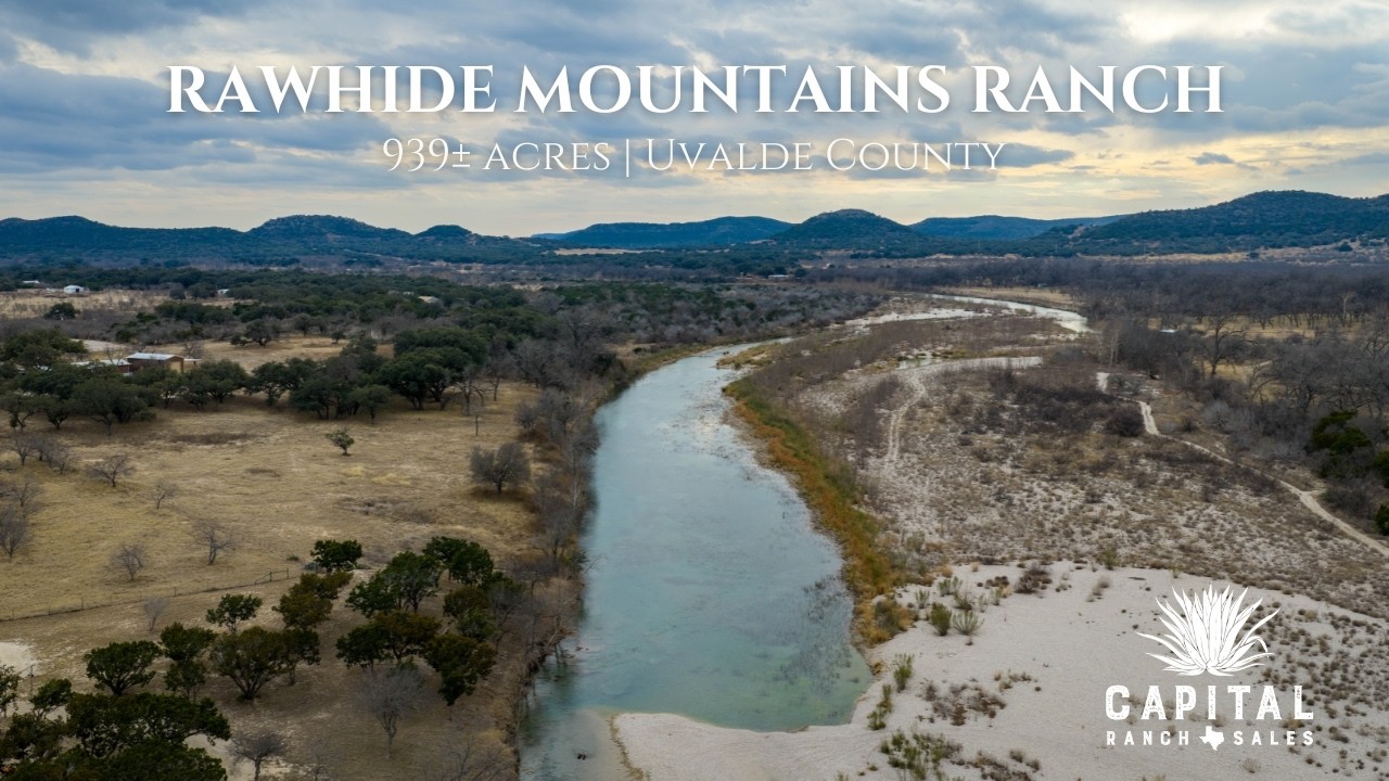Rawhide Mountains Ranch | 939± acres for sale in Uvalde County, TX