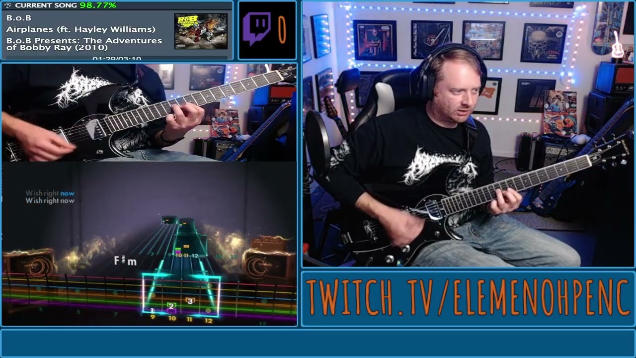 [ROCKSMITH CDLC] B.o.B - Airplanes (ft. Hayley Williams) (Lead 98.71%)