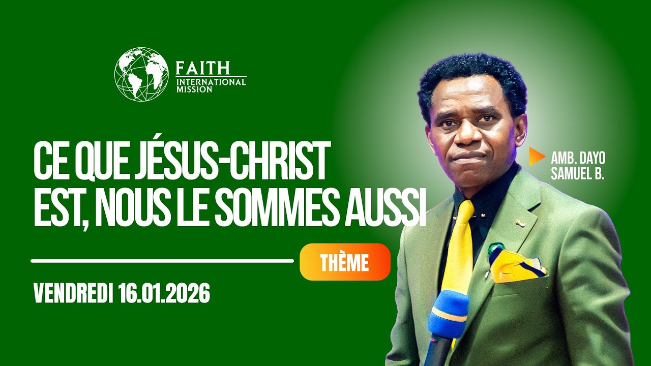 Culte de Délivrance avec l'Ambassadeur Dayo Samuel B. | Vendredi 16.01.2026