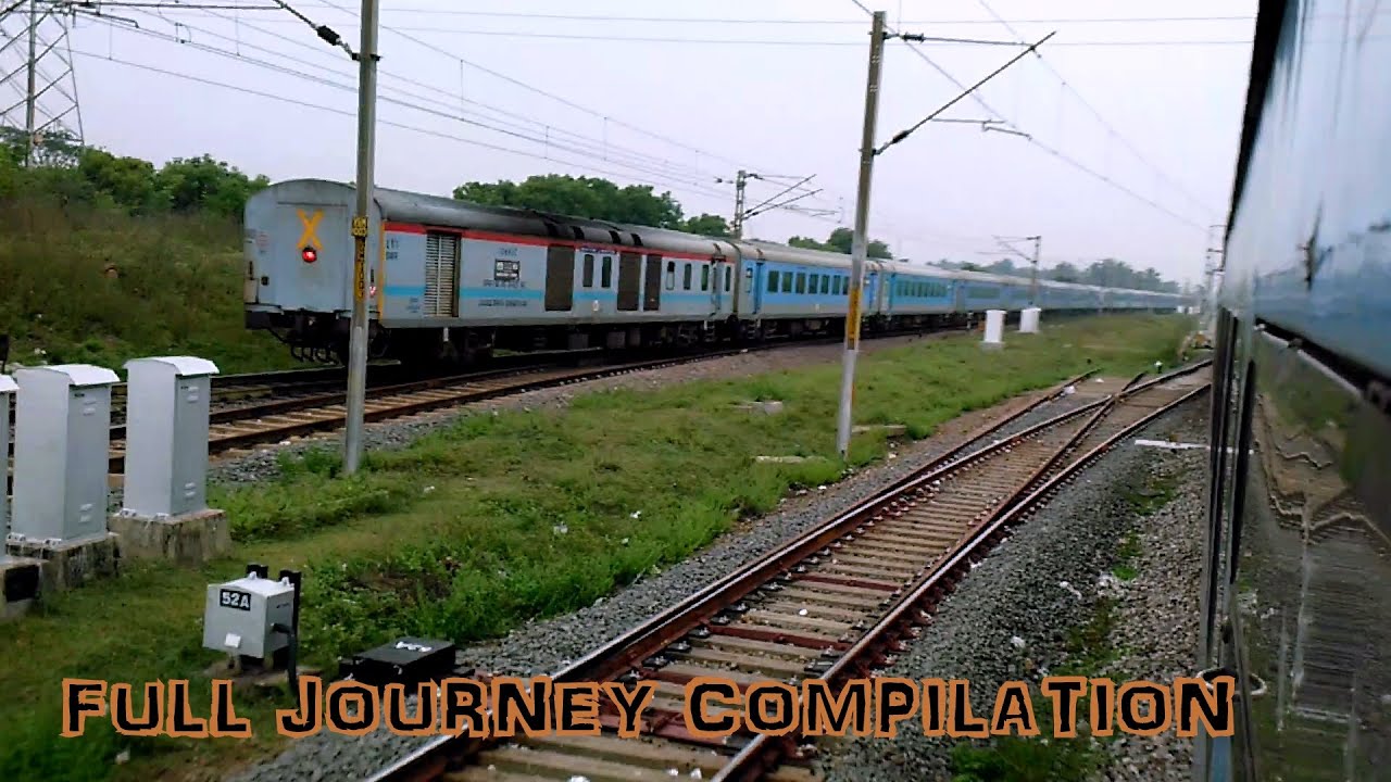 Journey Compilation in Mysore Shatabdi!! Highlights of a luxury ride from Chennai to Bangalore!!