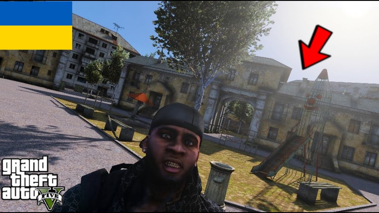 GTA 5-Solo Trip To Ukraine Chernobyl Zone Pripyat (GTA 5 Billionaire Johnson Real Life Family Mod #5