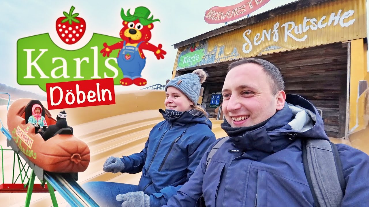 Der (noch) NEUESTE Erdbeer Freizeitpark 🍓 inkl. Bockwurst Welt Achterbahn | Karls Döbeln Vlog