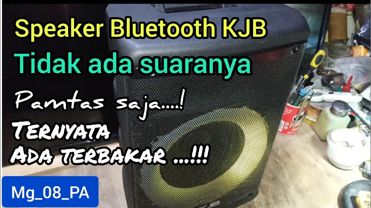 Cara Memperbaiki Speaker Bluetooth KJB Tidak Ada Suara |#_How_to_fix_Bluetooth_speaker_no_sound