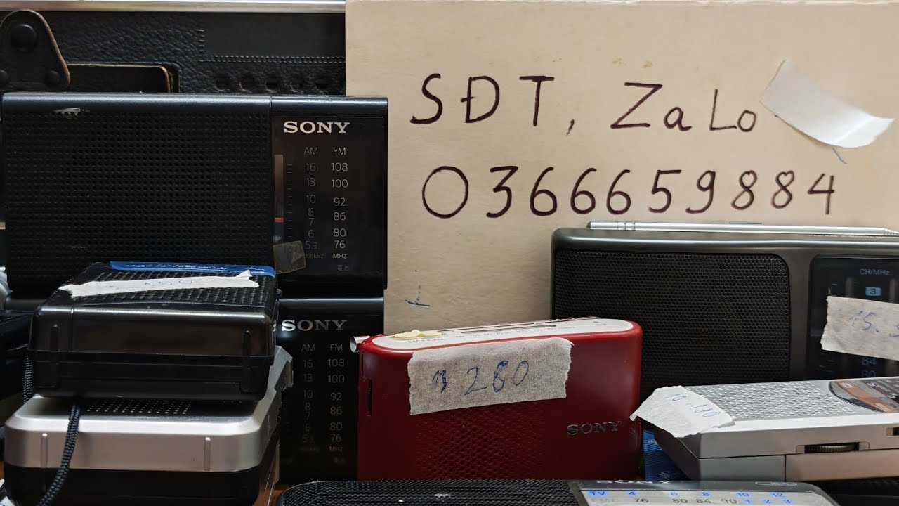 Báo giá 1 số mã radio cầm tay bỏ túi  giá bèo tấm ngày 16/3/2026