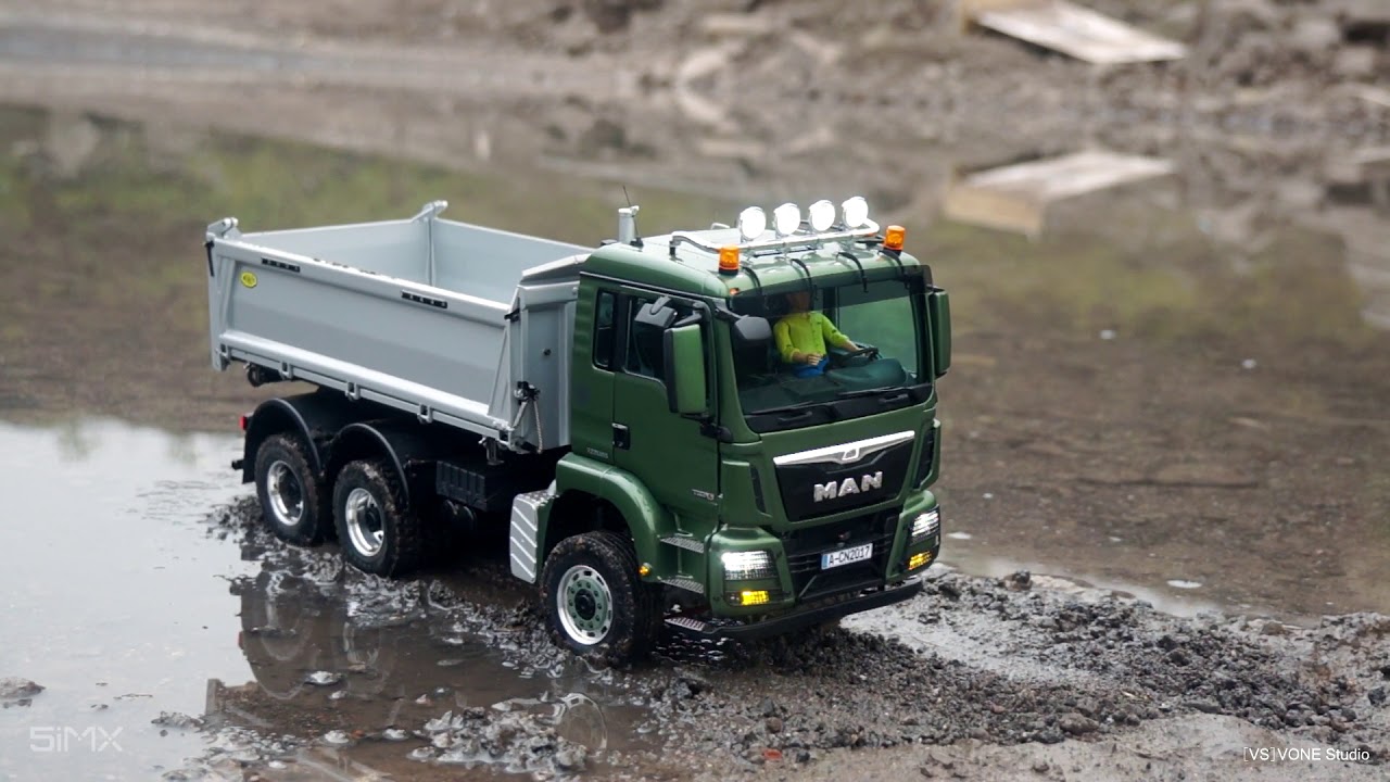 ScaleART 3 way tipper MAN 6x6 R/C Truck Model