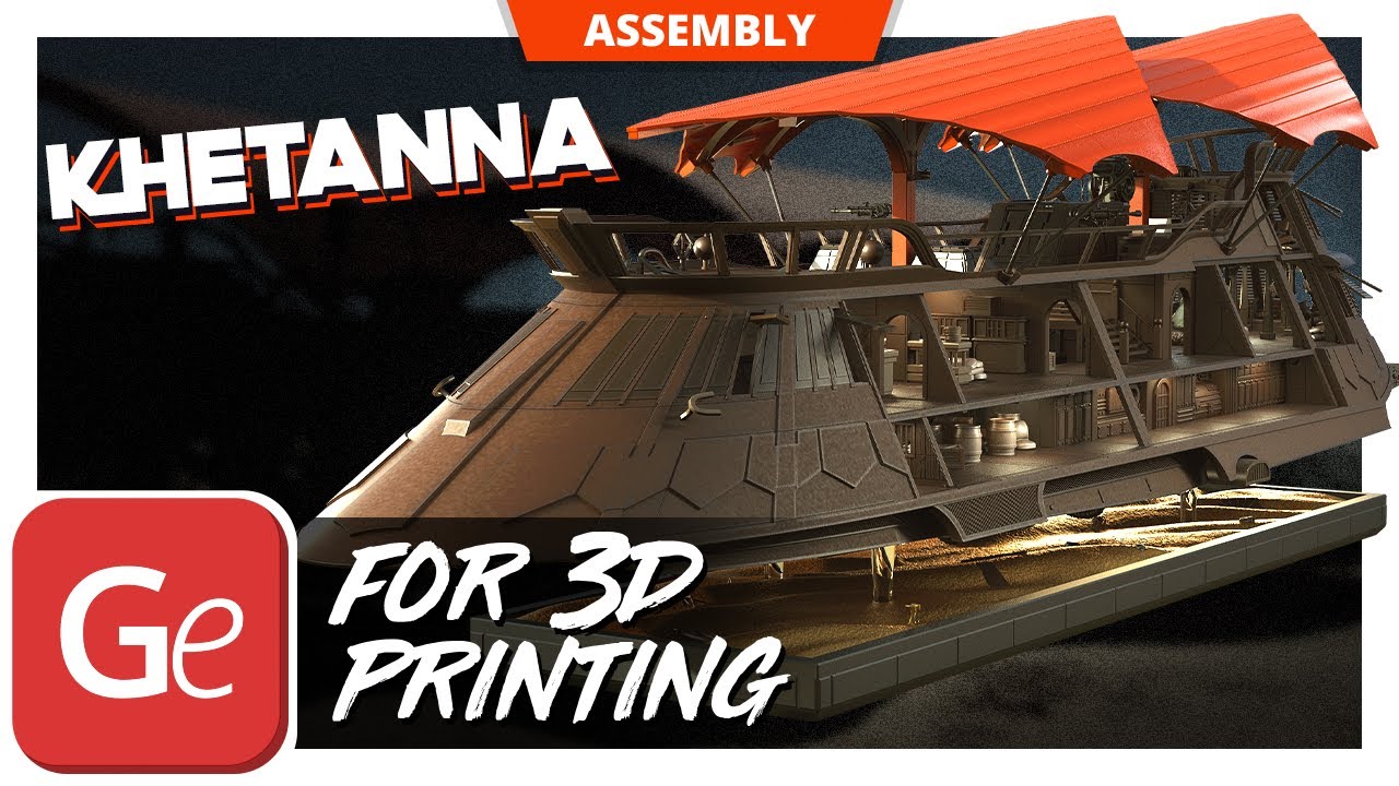 Khetanna STL files for 3D printing | Assembly by Gambody