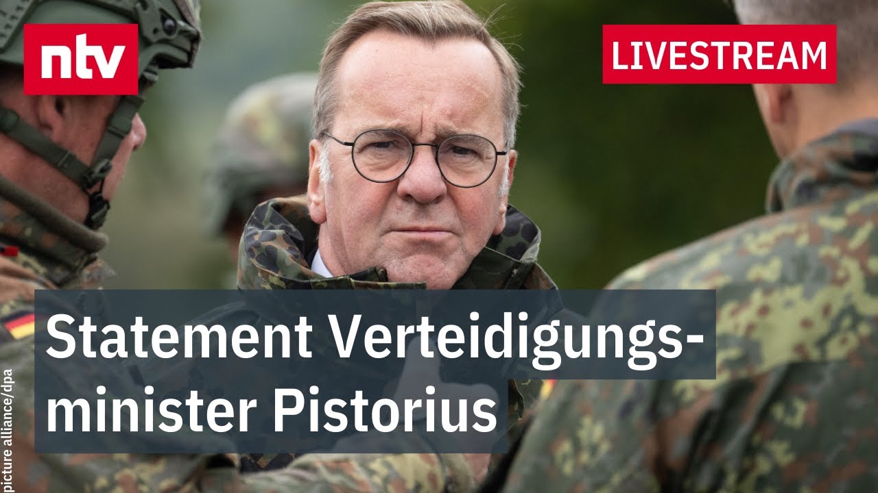LIVE: Verteidigungsminister Pistorius besucht Artillerietruppen in Idar-Oberstein