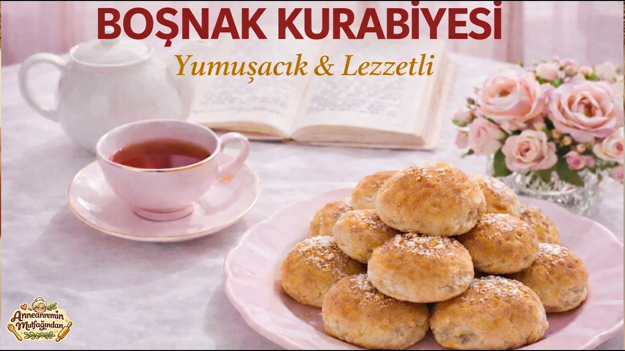 Boşnak Kurabiyesi Nasıl Yapılır? Anneannemin Meşhur Boşnak Kurabiyesi 🧡 Az Malzeme-Tam Ölçü