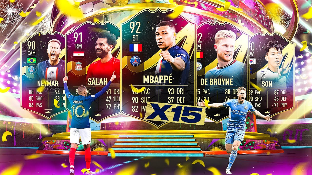 What do you get from 15 x Guaranteed 85+ TOTW Packs?