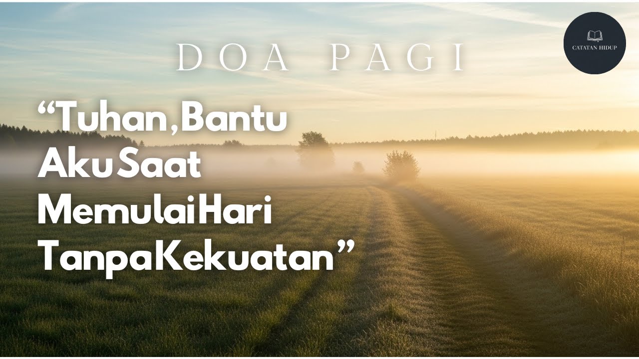 Tuhan, Bantu Aku Saat Memulai Hari Tanpa Kekuatan  |  Doa Pagi