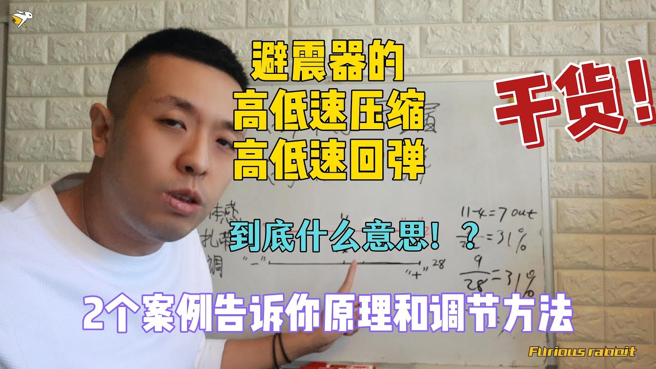 避震器調試理論全解析：高低速壓縮、回彈一次性講明白，新手輕松上手！｜上官琦