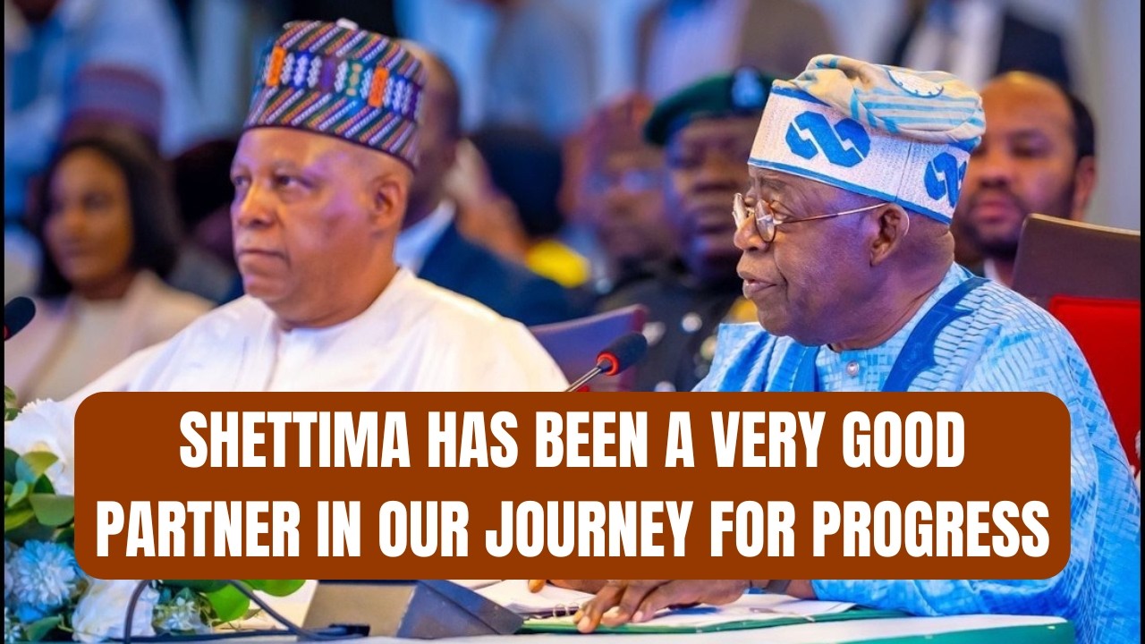 Tinubu: Shettima Has Been a Very Good Partner in Our Journey for Progress