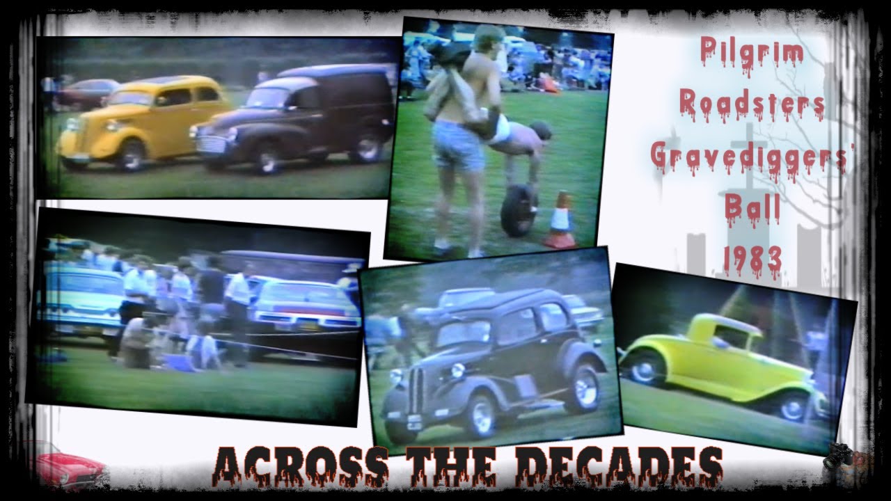 Rare VHS Footage: Hot Rods & Custom American Cars at The Gravediggers Ball 1983