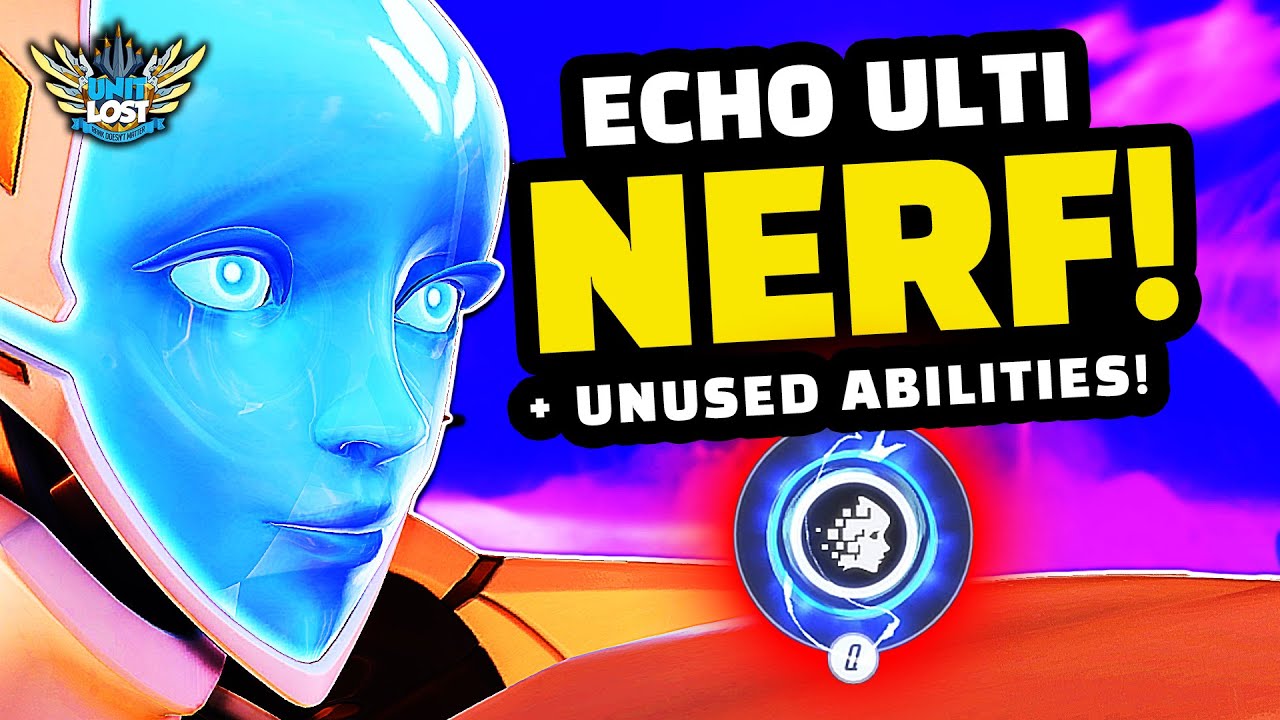 Overwatch - Echo Ultimate NERFED! + Unused Echo ABILITIES!