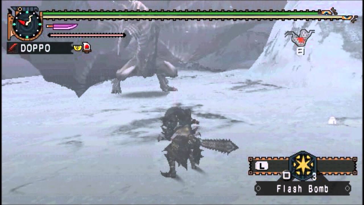 MHP2G ファミ通吹雪を討つもの非火事場太刀　8:41