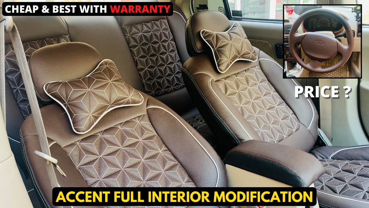 Our Modified Hyundai Accent new interior is here | Cheap & Best Seat Covers with Warranty