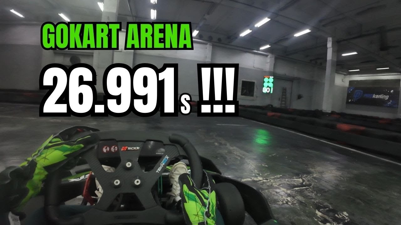 MÓJ NOWY REKORD - 26.991 - CAŁY PRZEJAZD POV GOKART ARENA ŁÓDŹ